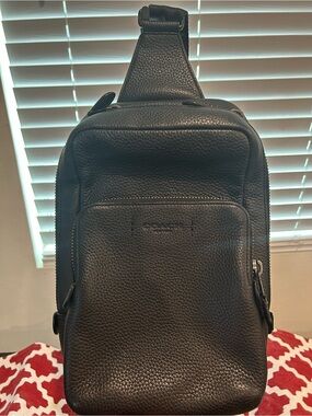 Coach Gotham crossbody in black.